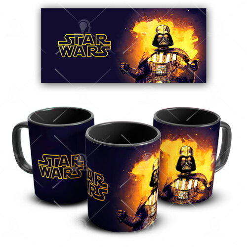 Caneca E Almofada + Kit Personalizado Star Wars Darth Vader