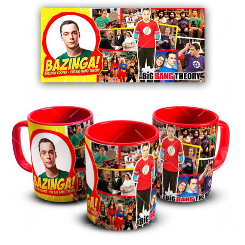 Caneca E Almofada + Kit Personalizado The Big Bang Theory