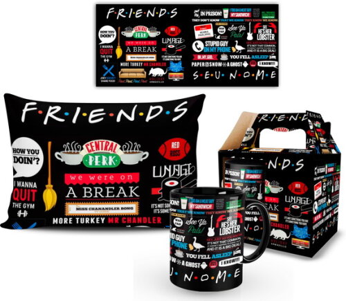 Caneca E Almofada Personalizado Série Friends com Nome