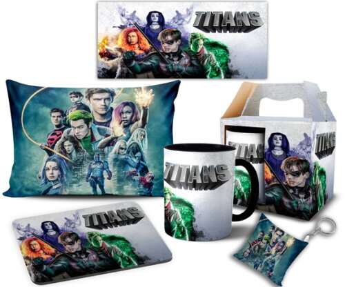 Caneca E Almofada Titãs Série Netflix + Kit Personalizado