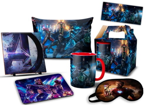 Caneca E Almofada Vingadores Avengers Marvel + Super Kit