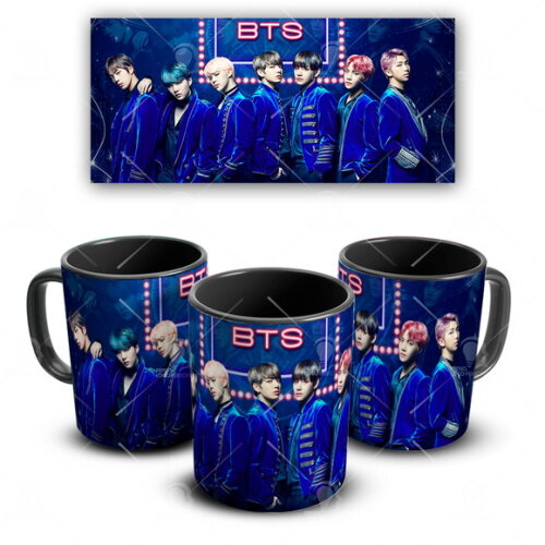 Caneca E Camiseta + Kit Personalizado Bts Kpop + Caixinha