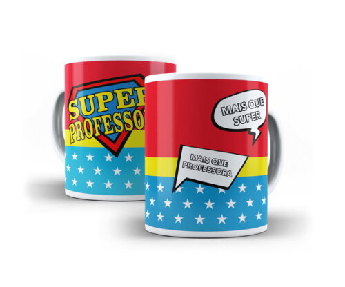 Caneca e Squeeze Personalizado Super Professora !!!!