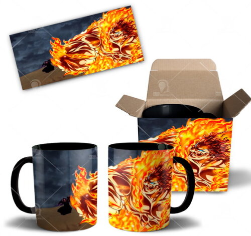 Caneca Escanor the one ultimate Nanatsu No Taizai + Caixinha