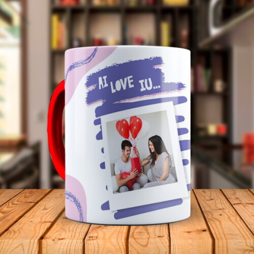Caneca Flork Namorados Presente com Foto