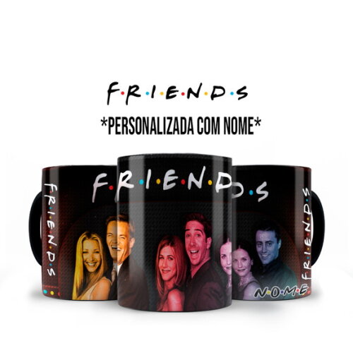 Caneca Friends Série Personalizado com Nome