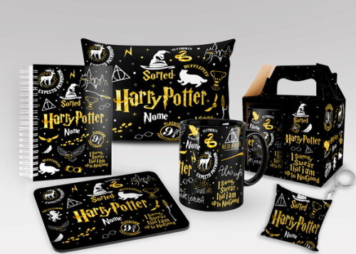 Caneca Harry Potter + Kit Personalizado com Nome