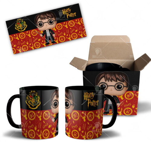 Caneca Harry Potter + Caixinha Personalizada