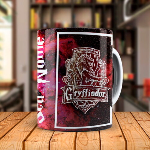 Caneca Harry Potter Grifinória Constelação com Nome