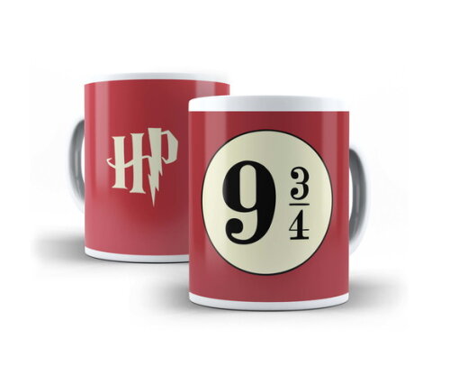 Caneca Harry Potter Plataforma 3/4 + Caixinha #5