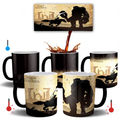 Caneca Mágica + Kit Game Jogo Shadow Of The Colossus - Md 02