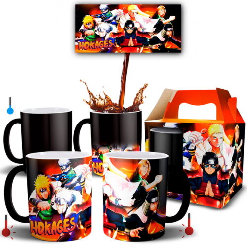 Caneca Mágica + Kit Hogakes Naruto Shippuden