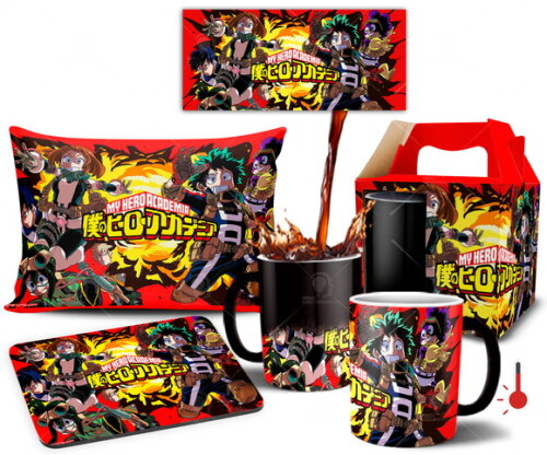 Caneca mágica + Kit Personalizado Anime Boku no Hero