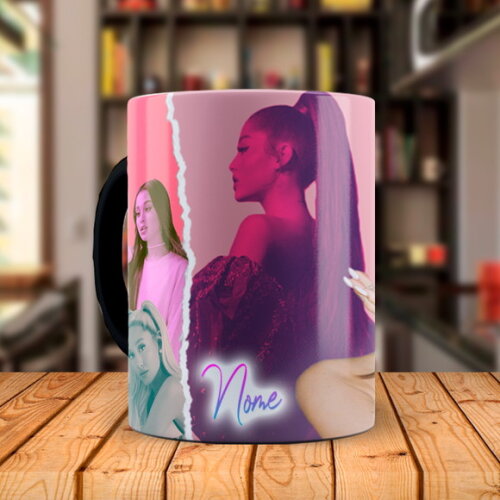Caneca Mágica + Kit Personalizado Ariana Grande com Nome