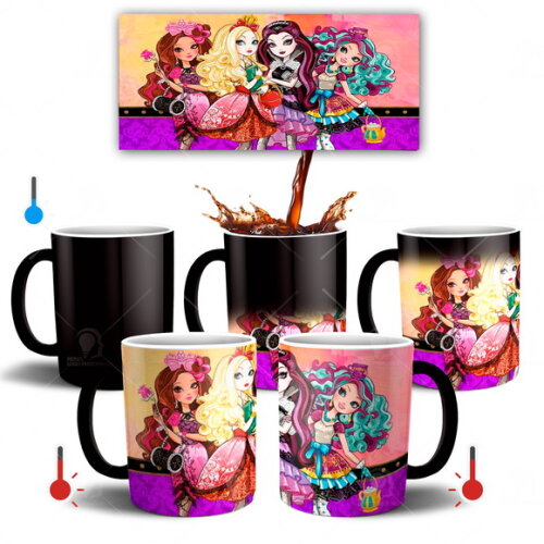 Caneca Mágica + Kit personalizado Ever After High
