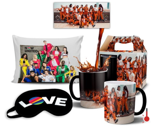 Caneca Mágica + Kit Personalizado Grupo Now United - Mod 003