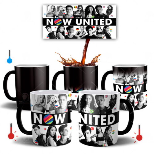 Caneca Mágica + Kit Personalizado Grupo Now United - Mod 002