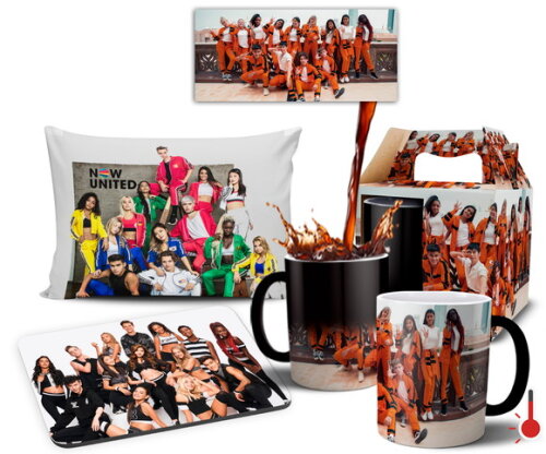 Caneca Mágica + Kit Personalizado Grupo Now United - Mod 004
