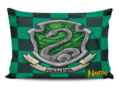 Caneca Mágica + Kit Personalizado Harry Potter Sonserina