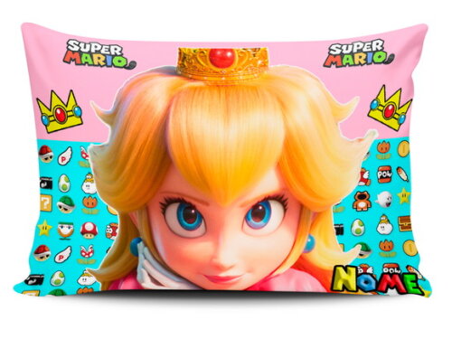 Caneca Mágica + Kit Personalizado Princesa Peach com Nome
