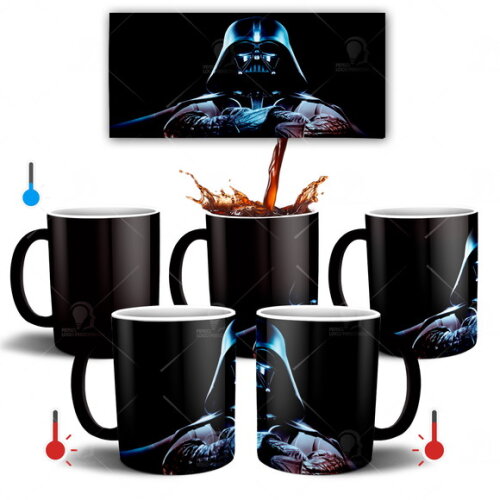 Caneca Mágica + Kit personalizado Star Wars Darth Vader