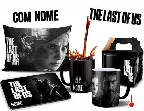 Caneca Mágica + Kit Personalizado The Last Of Us com Nome