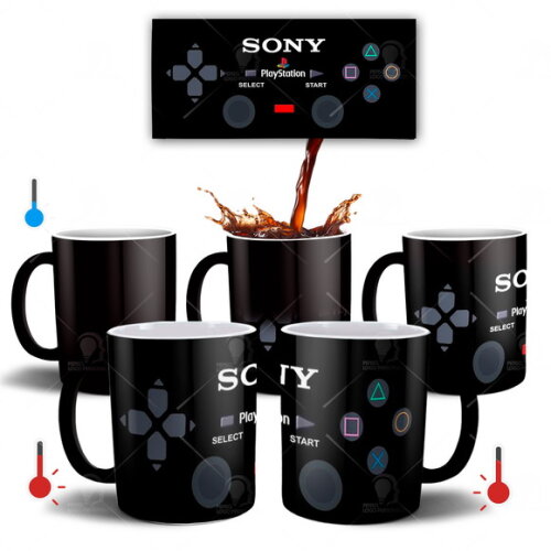 Caneca Mágica + Kit Playstation Sony - Mod 002