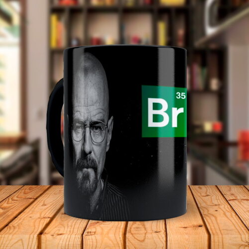 Caneca Mágica + Kit Série Breaking Bad Personalizado