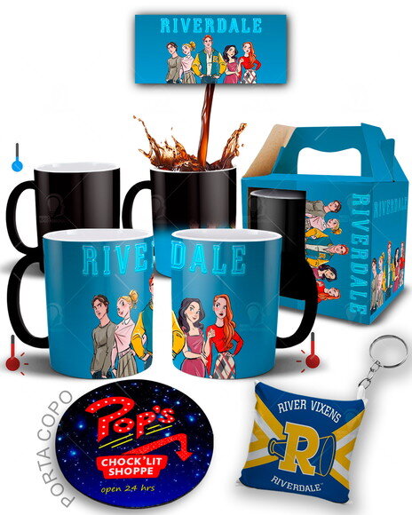Caneca Mágica + kit Série Riverdale