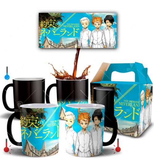 Caneca Mágica + kit The promised neverland