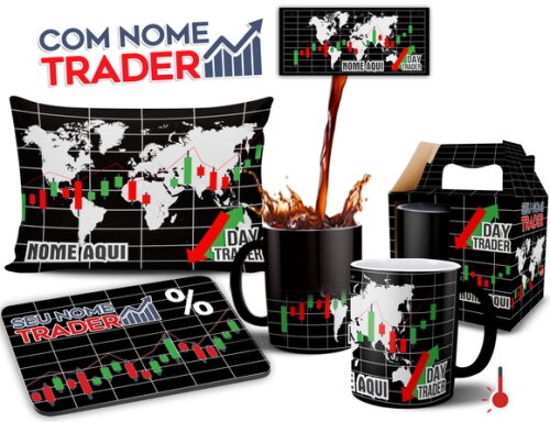 Caneca Mágica + Profissão Day Trade com Nome - Mod 001