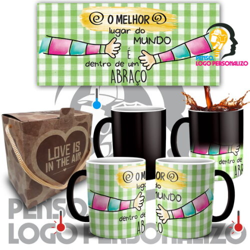 Caneca Mágica Amigas Amizade Friends Presente + Caixa Mod 25