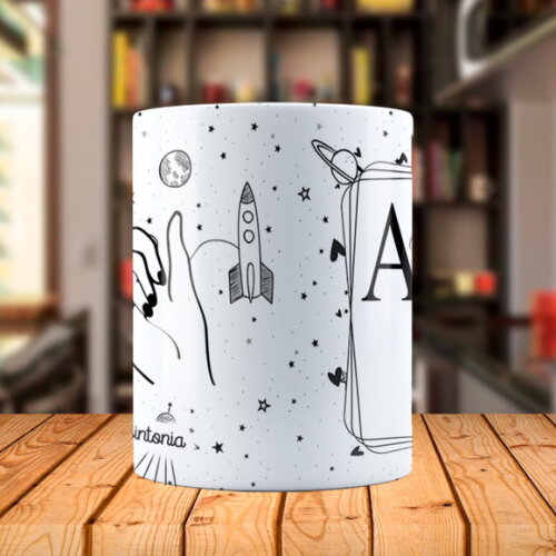 Caneca Mágica Amigas Juramento com Nome Personalizado