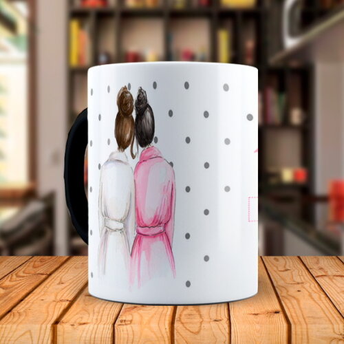 Caneca Mágica Amigas para Presente com Nome Personalizado