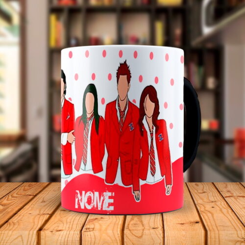 Caneca Mágica Banda Rbd Rebelde Personalize com Nome