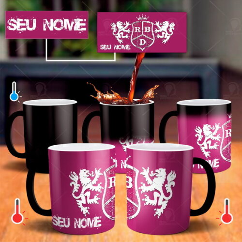Caneca Mágica Banda Rebelde RBD Personalize com seu Nome