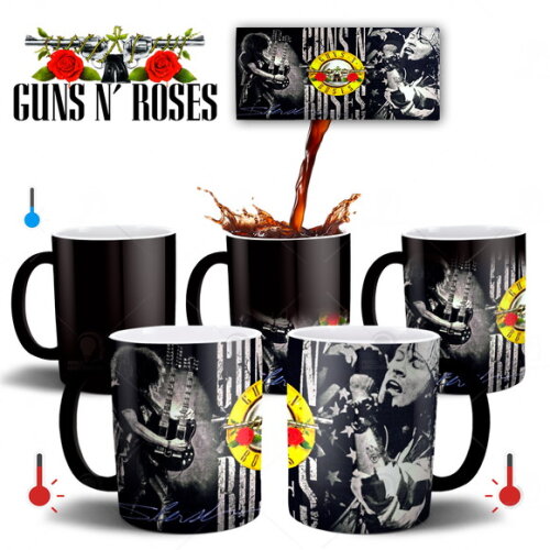 Caneca Mágica Banda Rock Guns N Roses