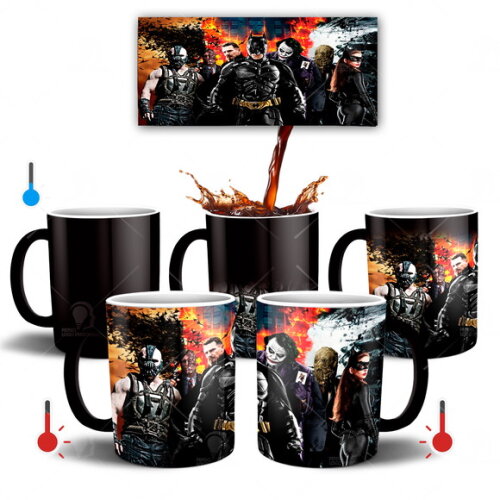 Caneca Mágica Batman Cavaleiros das Trevas Filmes
