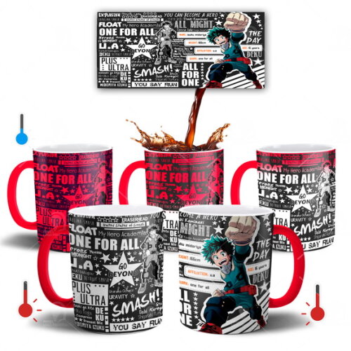 Caneca Mágica Boku No Hero Midoriya Deku