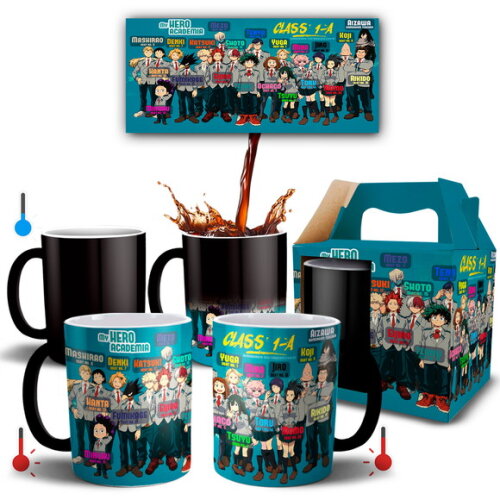 Caneca Mágica Boku No Hero Midoriya Izuku Classe 1-a