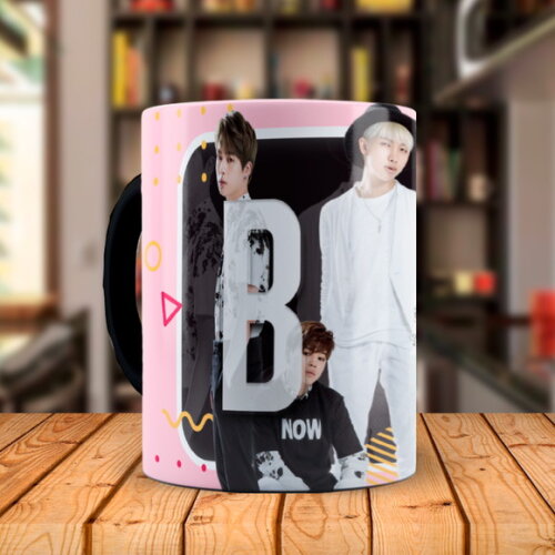 Caneca Mágica Bts Banda K-pop com Nome Personalizado
