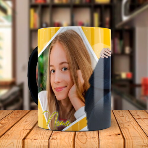 Caneca Mágica Bts K-pop Personalizada com Foto e Nome