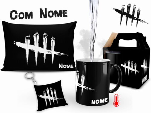 Caneca Mágica Dead by Daylight + Kit Personalizado com Nome