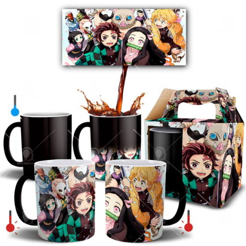 Caneca Mágica Demon Slayer Kimetsu No Yaiba - Mod 001