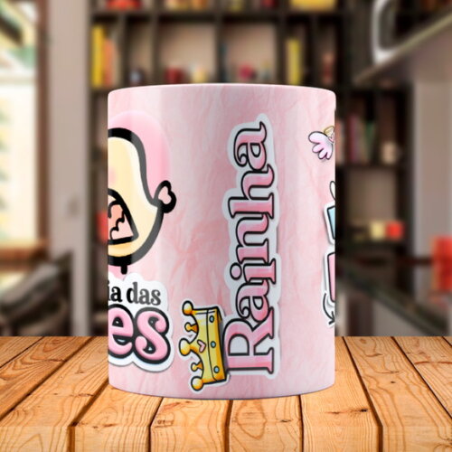Caneca Mágica Dia das Mães Melhor Mãe com Nome