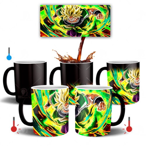 Caneca Mágica Dragon Ball Super Broly SSj Mod 002