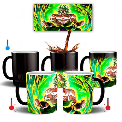 Caneca Mágica Dragon Ball Super Broly SSj Mod 001