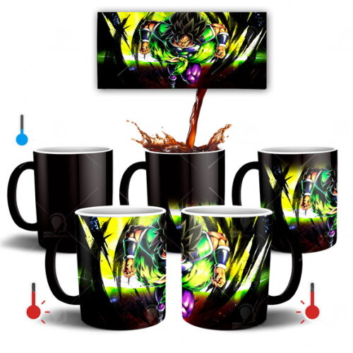 Caneca Mágica Dragon Ball Super Broly SSj Mod 004