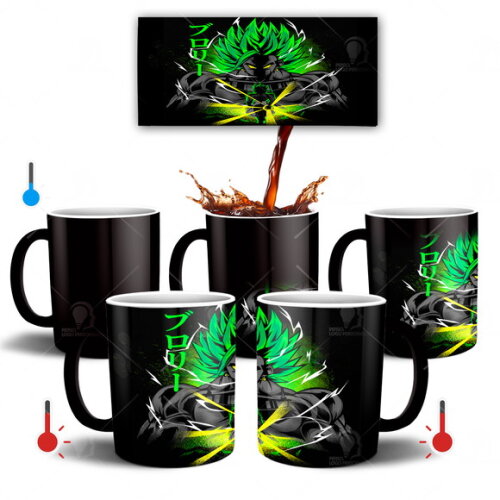 Caneca Mágica Dragon Ball Super Broly SSj Mod 005