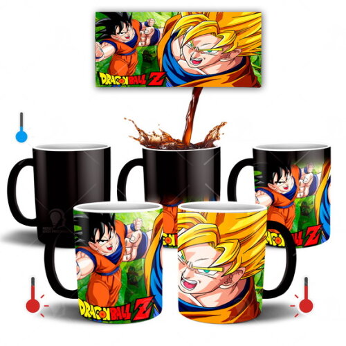 Caneca Mágica Dragon Ball Super Goku super sayajin